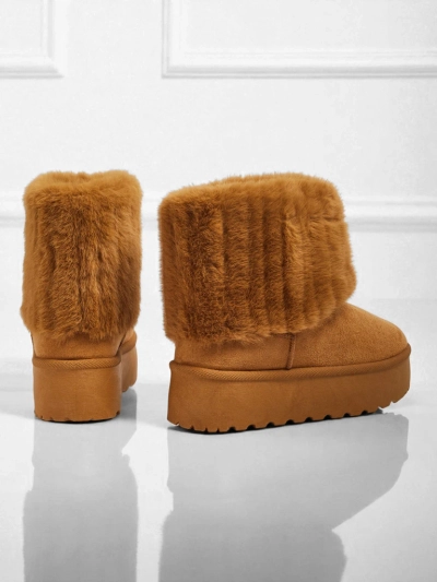 Women's snow-style boots with fur Irelle