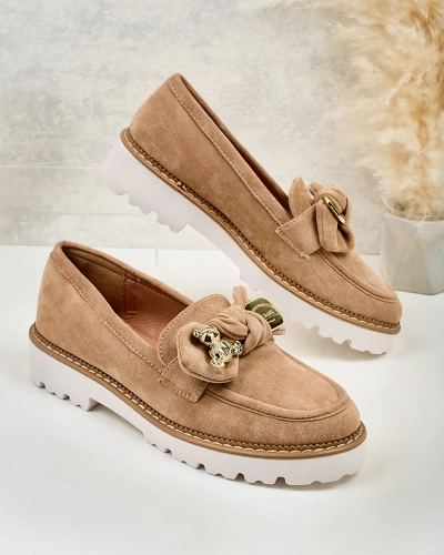 Royalfashion Женские мокасины с бантом Ezizer