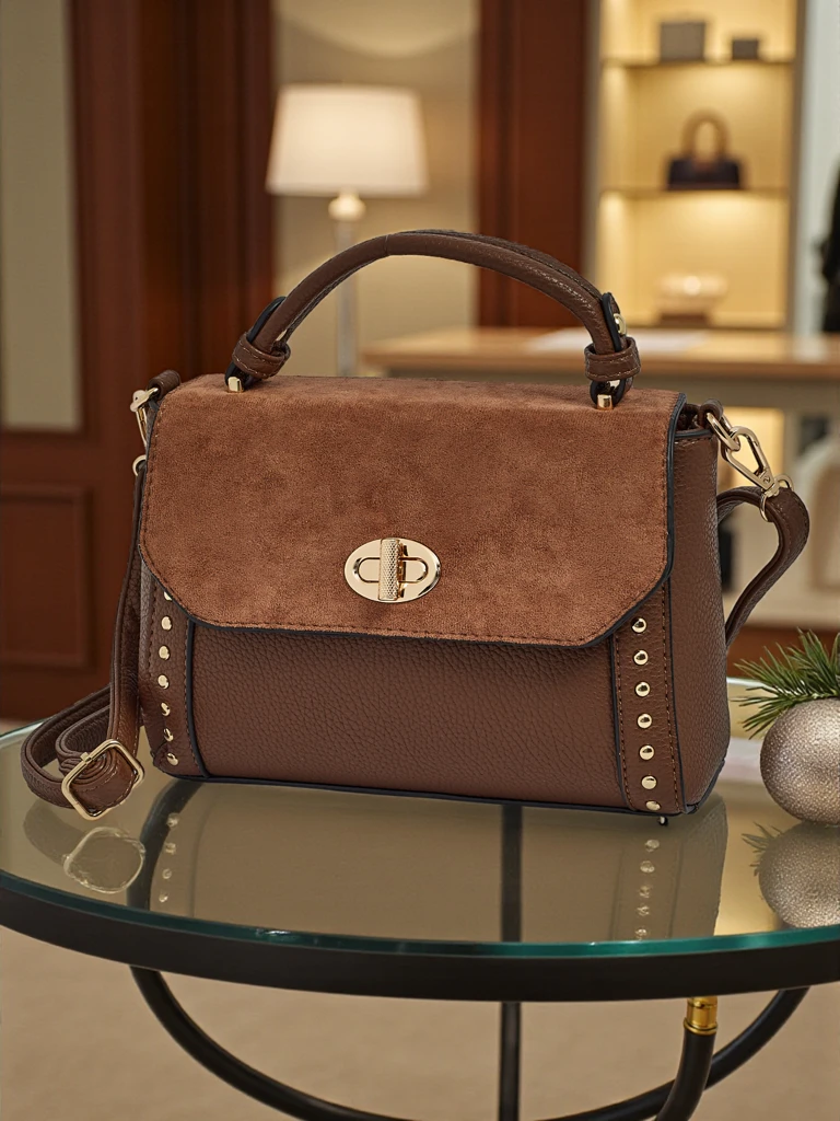 Väike naiste öko-nahast käekott Merlina