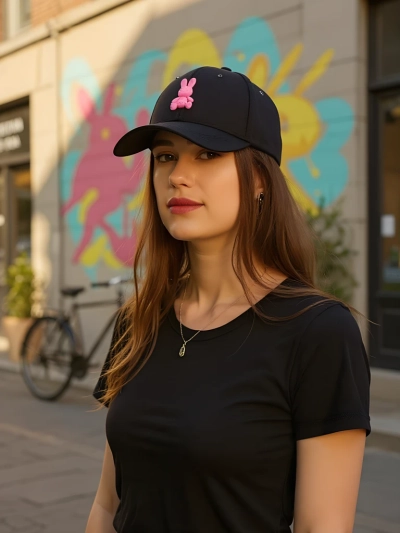 Royalfashion nokamüts Bunny Chic embleemiga