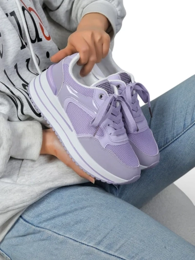 Royalfashion Women's sporty platform sneakers Revided