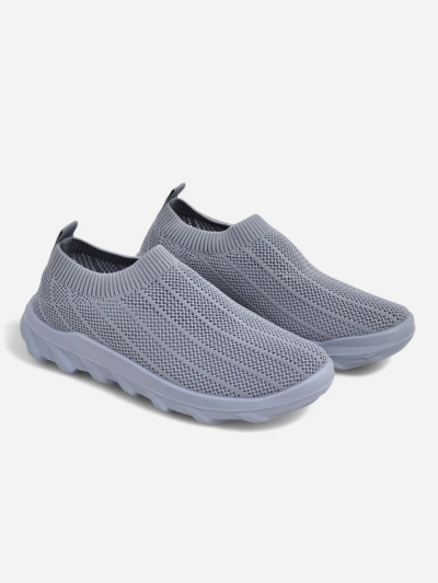 Silvana women's dove gray sneakers - comfortable slip-on shoes for the city