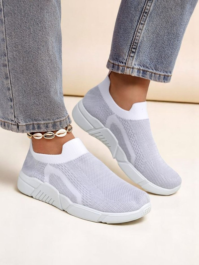 Royalfashion Women's slip-on fabric sports shoes Vena