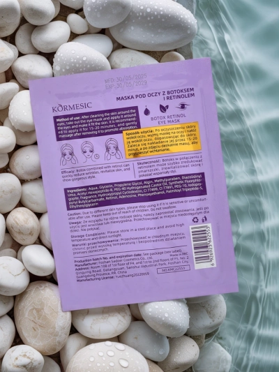 Kormesic Laurus Retinol Eye Mask with Acetyl Hexapeptide-8