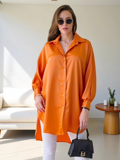 Royalfashion Long women's oversized shirt
