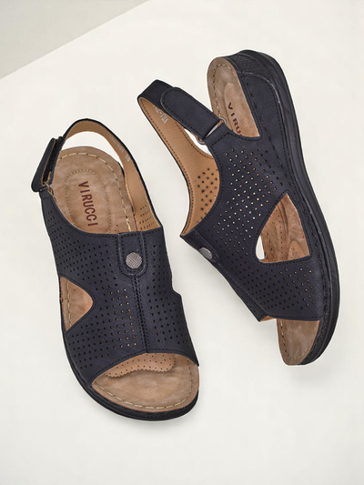 Royalfashion Women’s cut-out sandals Leminni