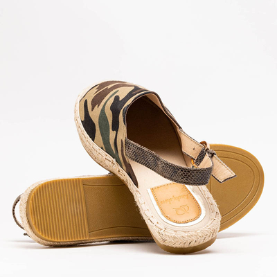 Daisy open heel espadrilles - Footwear