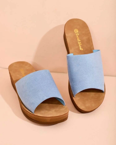Royalfashion Naiste Saffil madala kontsaga flip-flopid