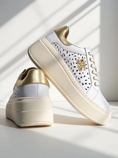 Royalfashion Women's sporty sneakers perforated Jovixi