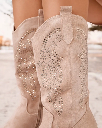Royalfashion Naiste Kellib Heeled Cowboy Boots
