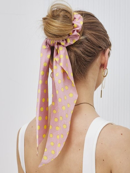 Royalfashion Hair tie with polka dot ribbon Picolina