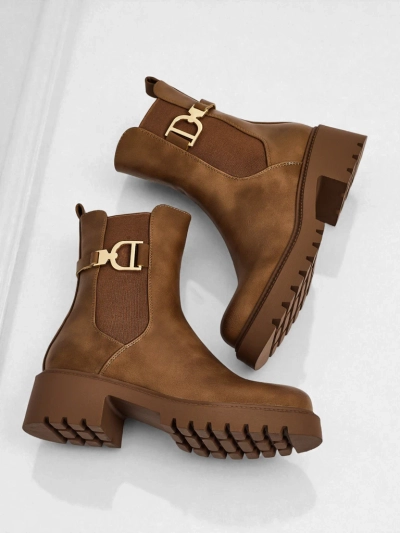 Women's high eco-leather ankle boots Ovella