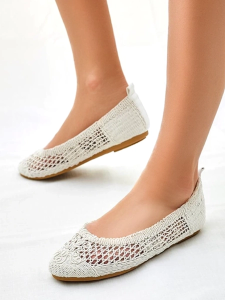 Женские перфорированные балетки Royalfashion Annete