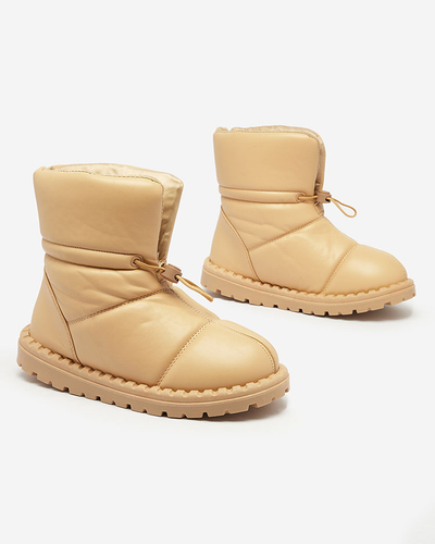 Royalfashion Women's slip-on snow boots in brown Nevonsisia