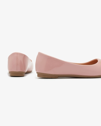 Pink Women's Lacquered Ballerinas Fama - Footwear