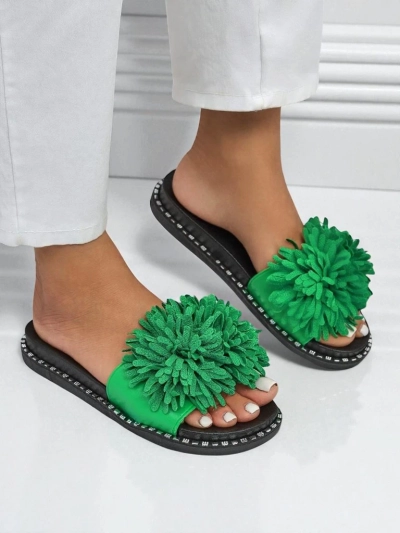 Royalfashion Женские шлепанцы на плоской подошве Flora Blide