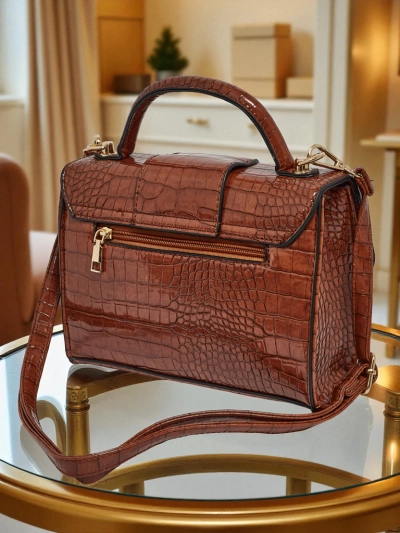 Patent Faux Leather Small Women's Handbag Orlina