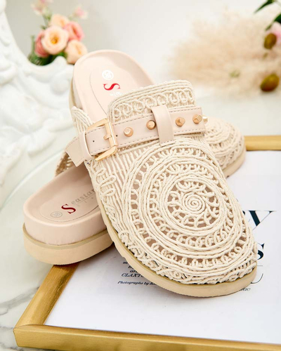 Royalfashion Naiste tikandiga flip-flopid Leronip