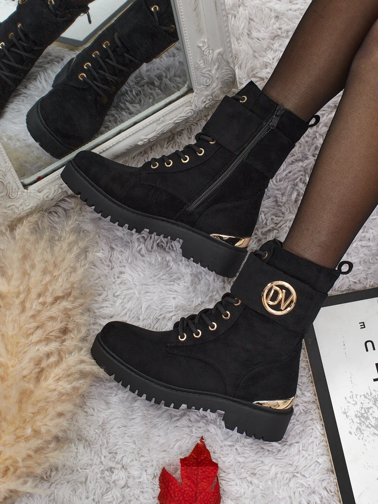 Women's Worker Boots with Embellishments Lorice