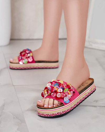 Royalfashion Naiste Loassa strassiga flip-flops