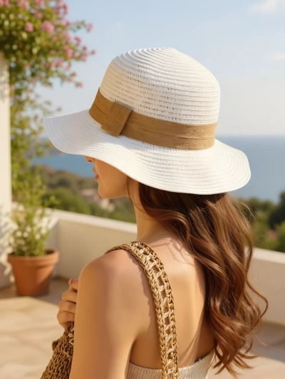 Royalfashion Naiste õlgkübar Ribbon Whisper