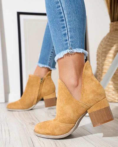 Camel women's insulated boots on the Karela post - Footwear