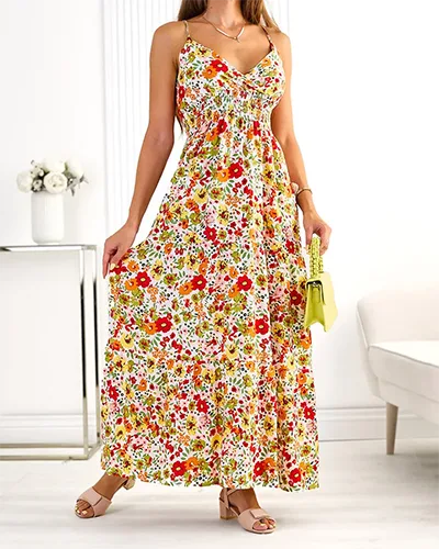 Royalfashion puuvillane naiste midi-kleit