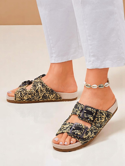 Royal Fashion Women's Buckle Sandals Samorra
