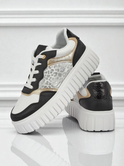 Royalfashion Callista naiste platvormiga tossud, must öko-nahk, suurus 40