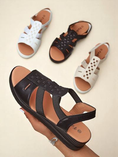 Royalfashion naiste sandaalid madalal kiilkontsal Sora