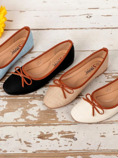 Royalfashion Женские балетки с блестками и бантом Aramie