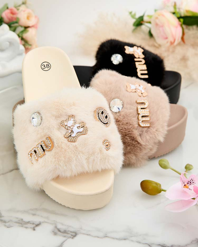 Royalfashion Naiste Helimme platvormiga flip-flops