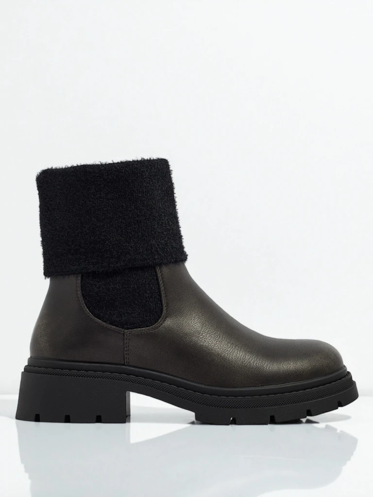 Женские ботинки из экокожи с мехом Kesy