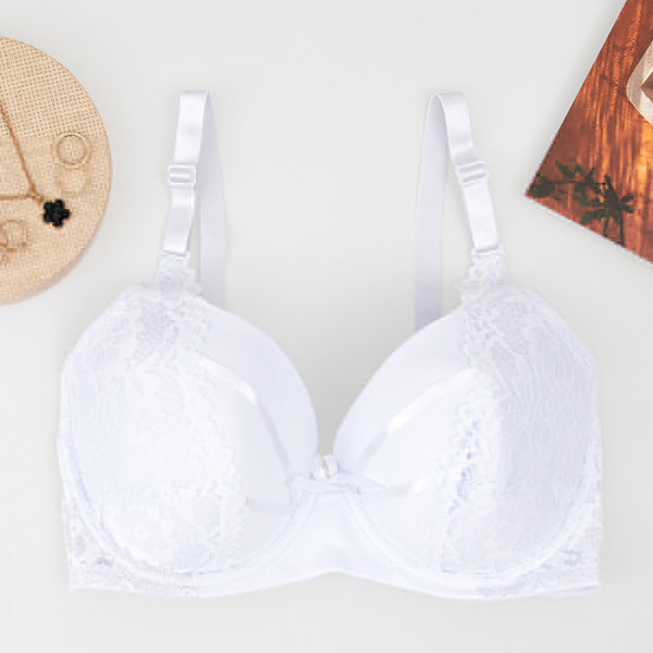 Valge polsterdatud rinnahoidja - Aluspesu