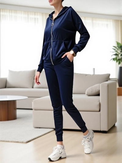 Royalfashion Women's velour-style set