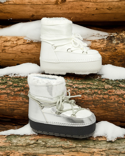 Royalfashion Women's lace-up snow boots Yevnoie