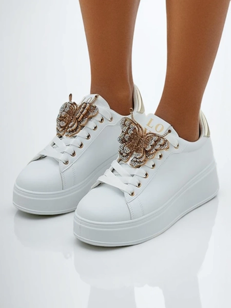 Royalfashion Women's platform sports sneakers Viela