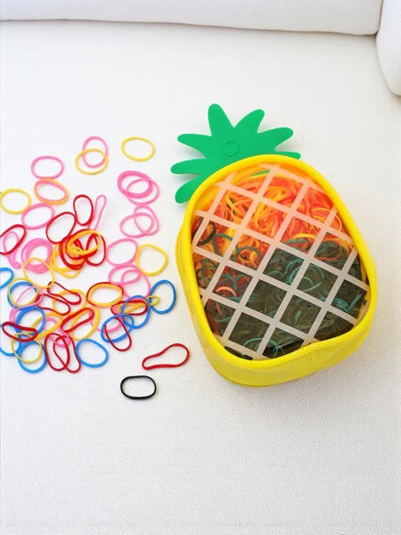 Royalfashion Multicolor Pineapple Silicone Elastics