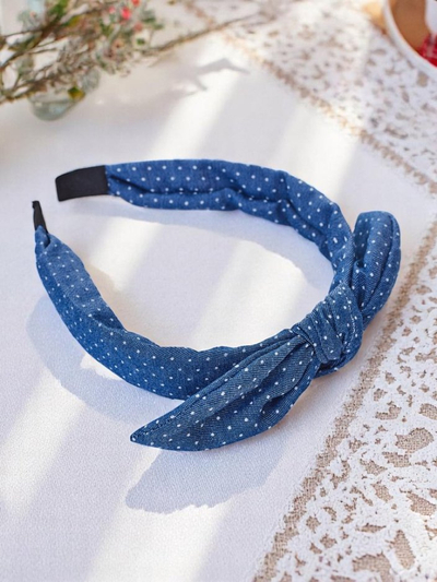 Royalfashion Juuksepael täpilise lipsuga Lilka
