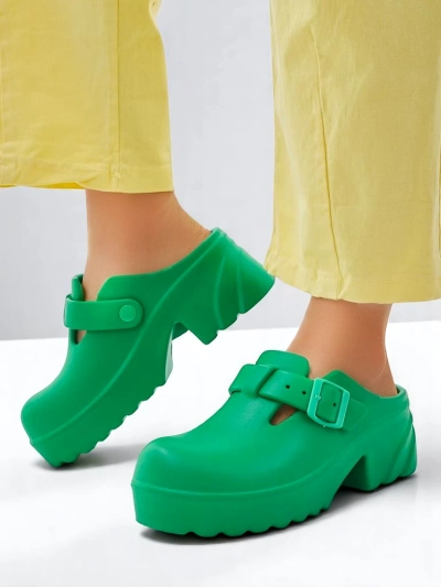 Royalfashion Женские резиновые босоножки на каблуках Voxones