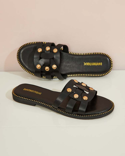Royalfashion Naiste Erole lamedatallalised flip-flopid
