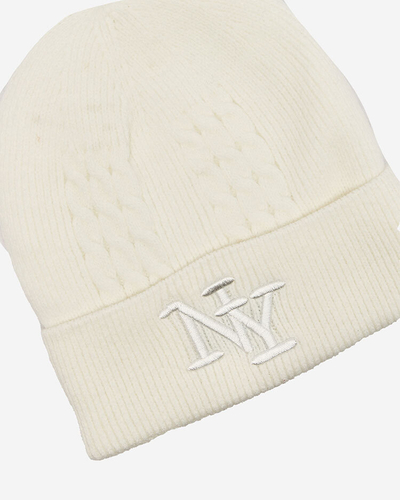 Royalfashion Ecru insulated women's cap