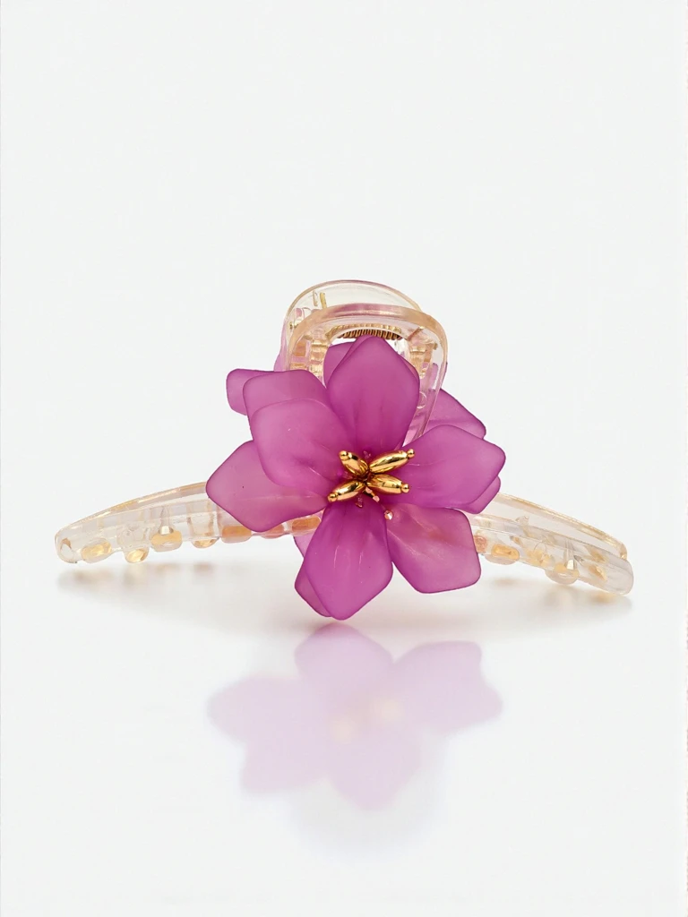 Royalfashion Hair Clip with Flower