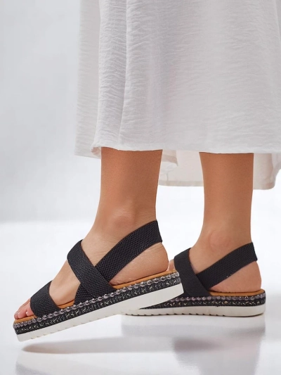 Royalfashion Naiste sandaalid dekoratiivse tallaga Zindas