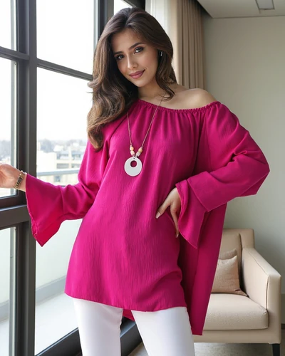 Блузка Royalfashion женская а-ля испанская с рюшами