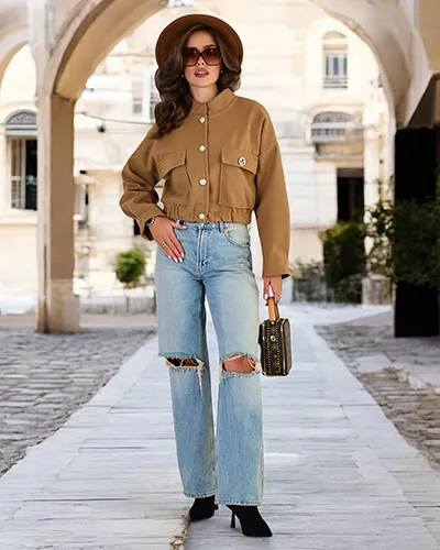 Royalfashion Women's Bomber Jacket