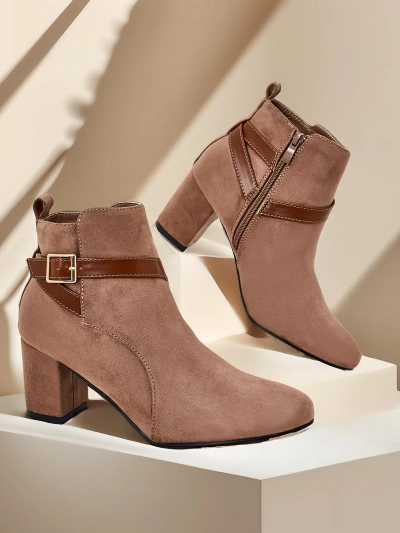 Royalfashion Kvinnor chunky heel ankle boots Eloron