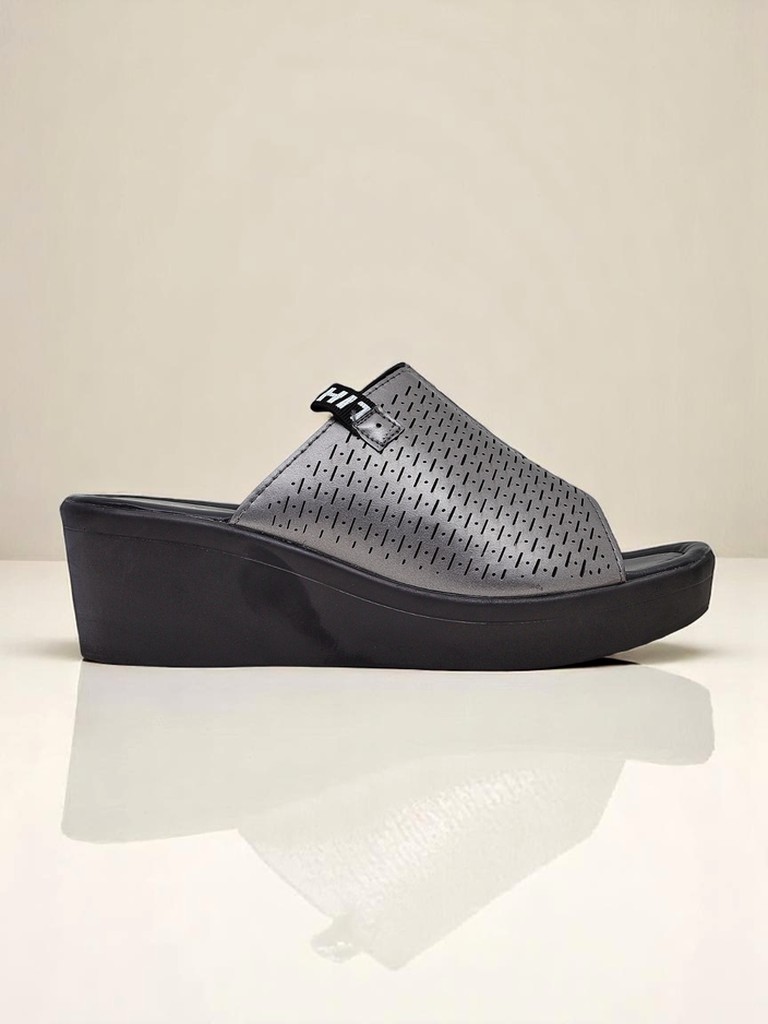 Royalfashion Women's Luna Wedge Heel Mules