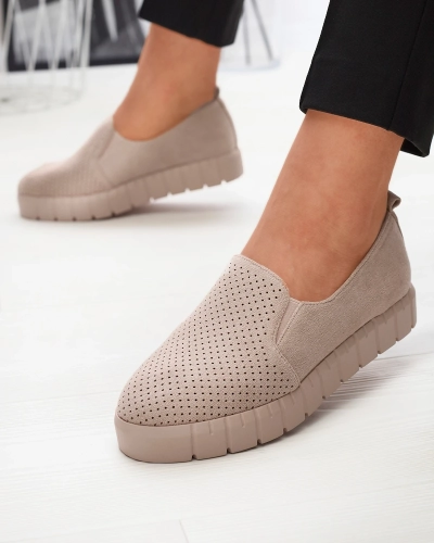 Naiste auklikud pulbrilised slip on sneakers Cegeti - Jalatsid