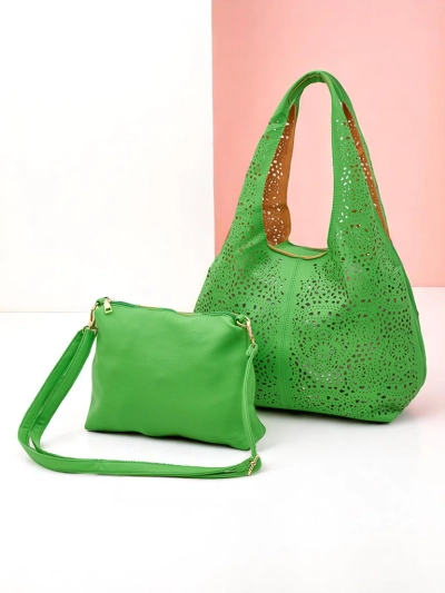 Royalfashion Suur naiste pitsiga shopper-kott Lira Lace